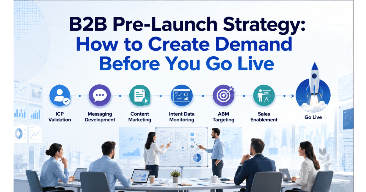 B2B Pre-Launch Strategy: Create Demand Before Launch