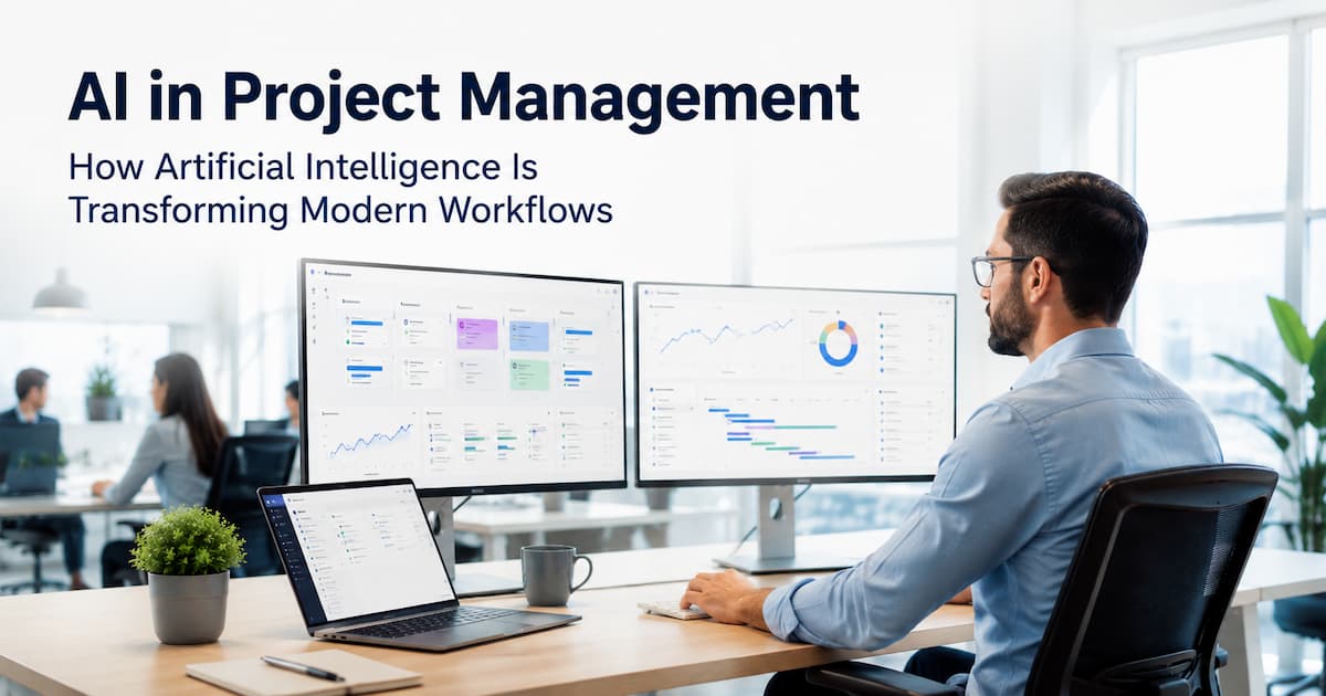 AI in Project Management How Artificial Intelligence Is Transforming Modern Workflows